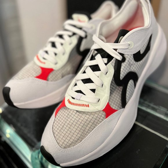 NIKE Jordan Delta 3 Low White Chile Red - Size 10 - Picture 1 of 11